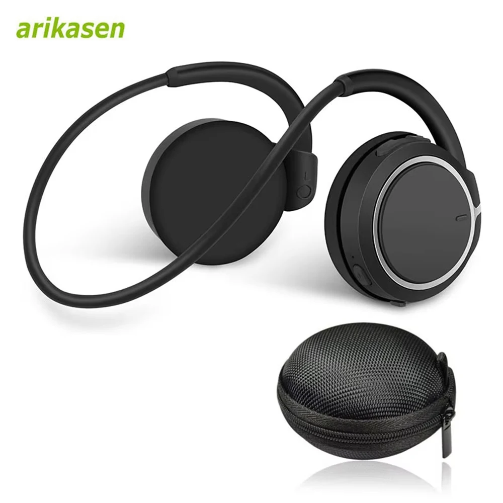 MP3-Player Bluetooth-Kopfhörer mit TF-Kartensteckplatz Sport Drahtlose Kopfhörer HD-Sound On-Ear-Bluetooth-Headsets mit Mikrofonen