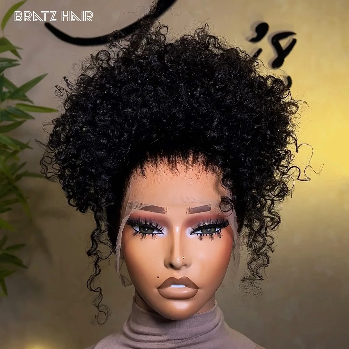

Kinky Curly 360 Full Lace Wig Human Hair 13x6 13x4 Lace Frontal Wigs for Woman Pre Plucked Deep Curly Glueless Wig Ready to Wear