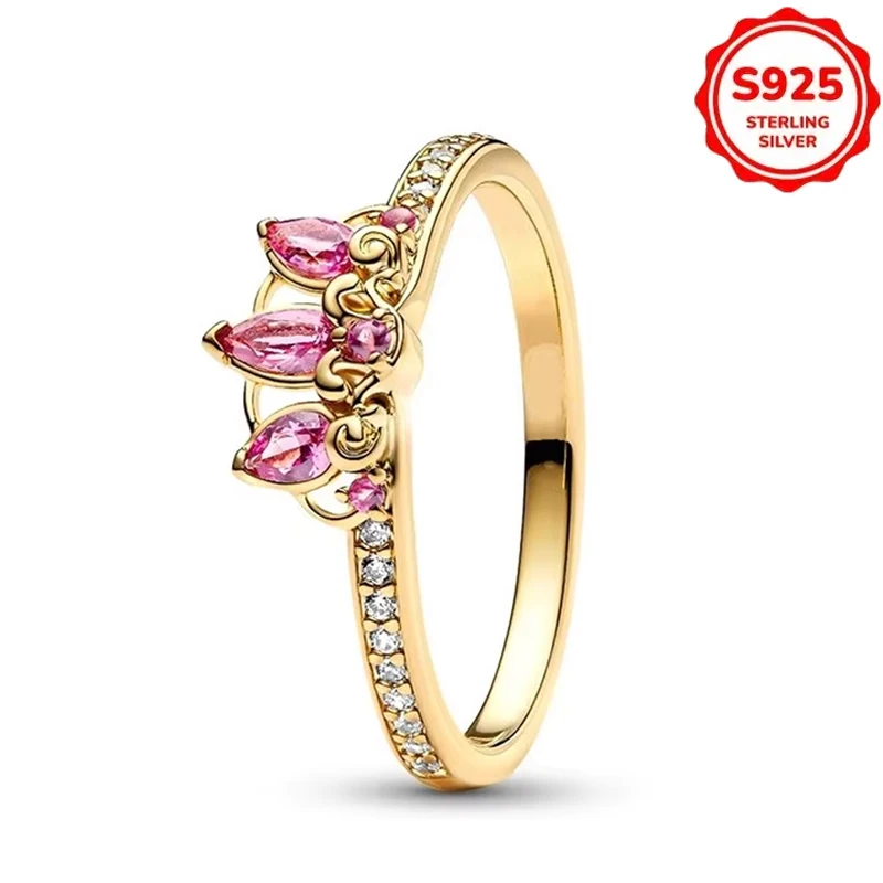 Women's S925 Silver Stackable Sun Moon Star Butterfly Ring Set