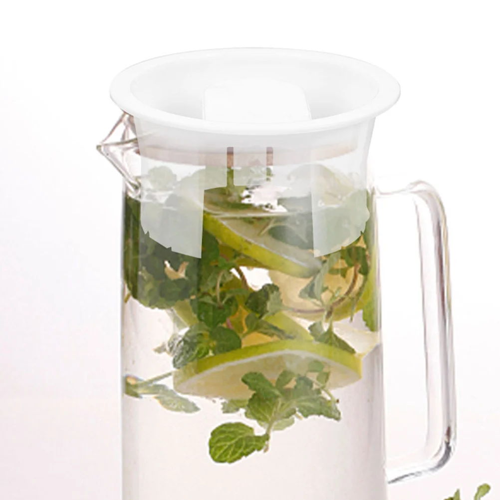 

4Pcs Splashproof Water Pitcher Lids Replacement Lid for Glass Jug Tea Pot Splash Resistance Cover Water Pitcher Cover