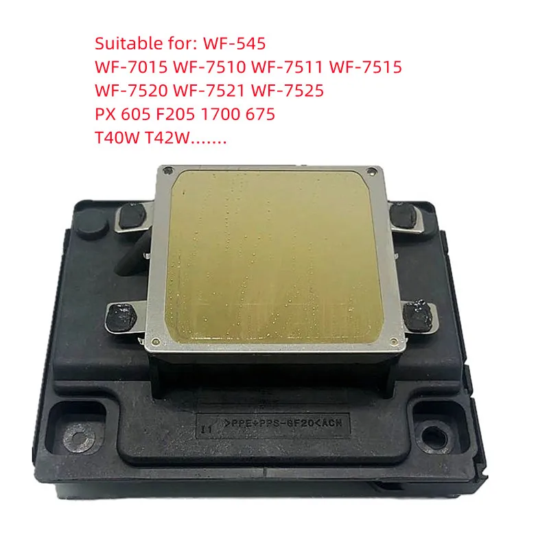 F190000 F190010 F190020 Cabeça de Impressão Da Cabeça De Impressão para Epson WF-545 WF-7015 WF-7510 WF-7511 WF-7515 WF-7520 WF-7521 WF-7525 Impressora