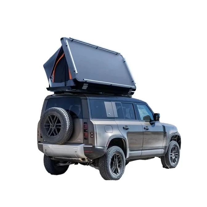 

Desert Cruiser Waterproof Hard Shell Roof Top Tent Straight Bracing Aluminum Pole Car Rooftop Rack Outdoor Camping for 2 People