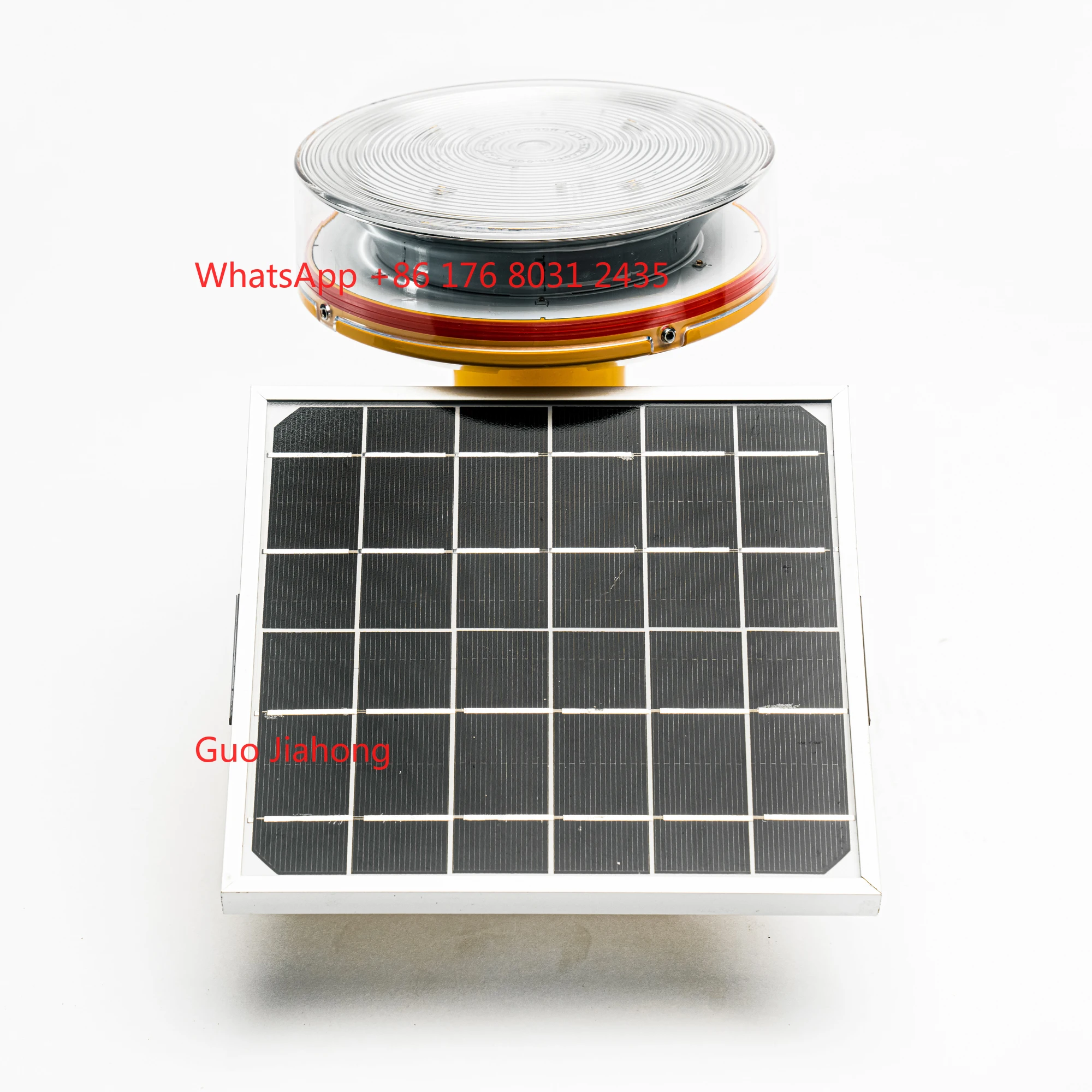 

Obstruction Light with Solar Panel Visible & (IR) LEDs Low Intensity LED Beacons Type B (32 Cd) Solar Powered