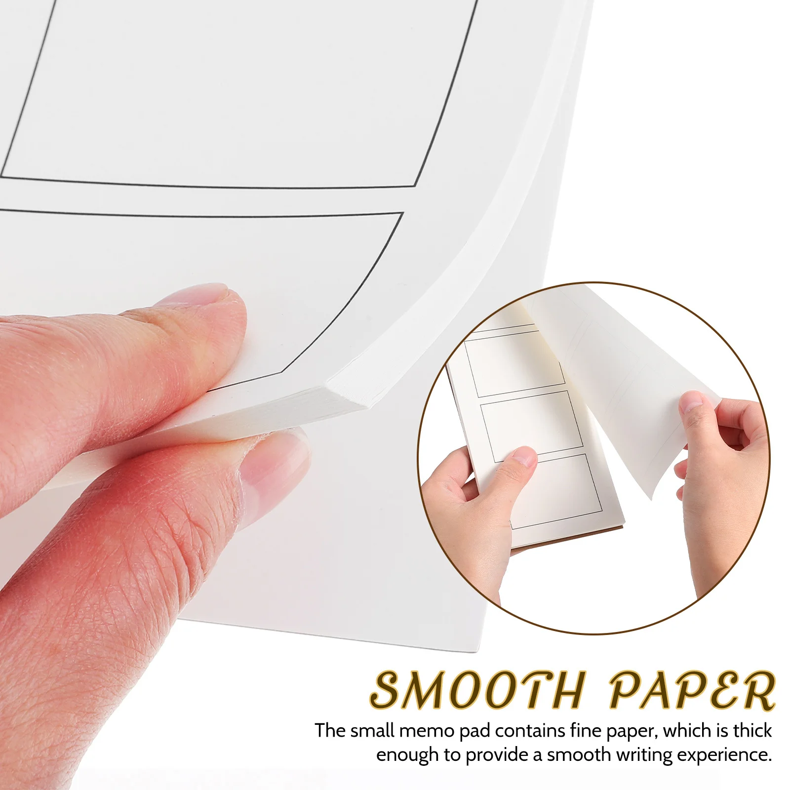 2 pcs Pocket Notepad Memo Pad Small Paper Pads For Scriptwriting Story Planning Compact Portable Thick Smooth Paper Multi Square