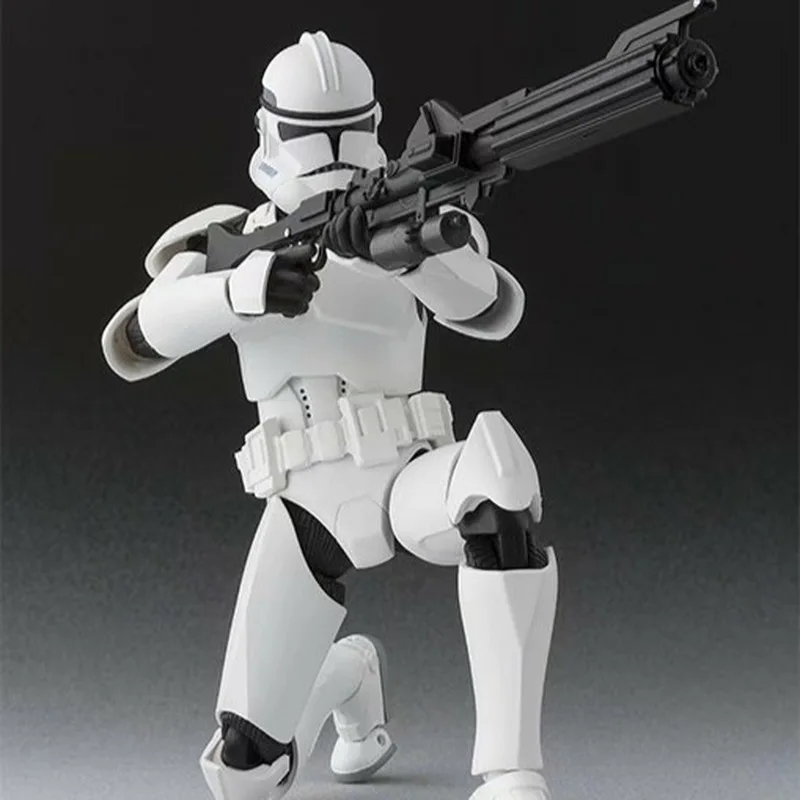 6-Inch Star Wars Mobile Doll Empire White Soldier Model Soldier Red Clone Handmade Anime Toy Collectibles Children'S Gifts