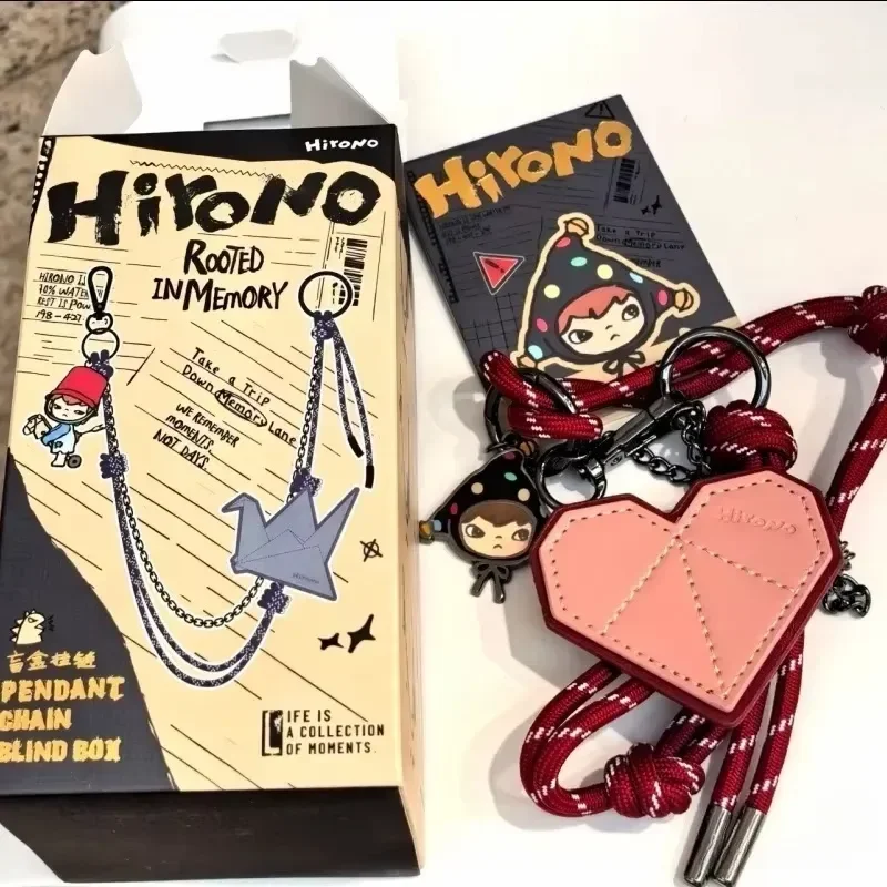 재고 있음 오리지널 히로노 에코 시리즈 펜던트 체인 블라인드 박스 미스터리 백 장난감 귀여운 백팩 펜던트 키 체인 소녀 생일 선물