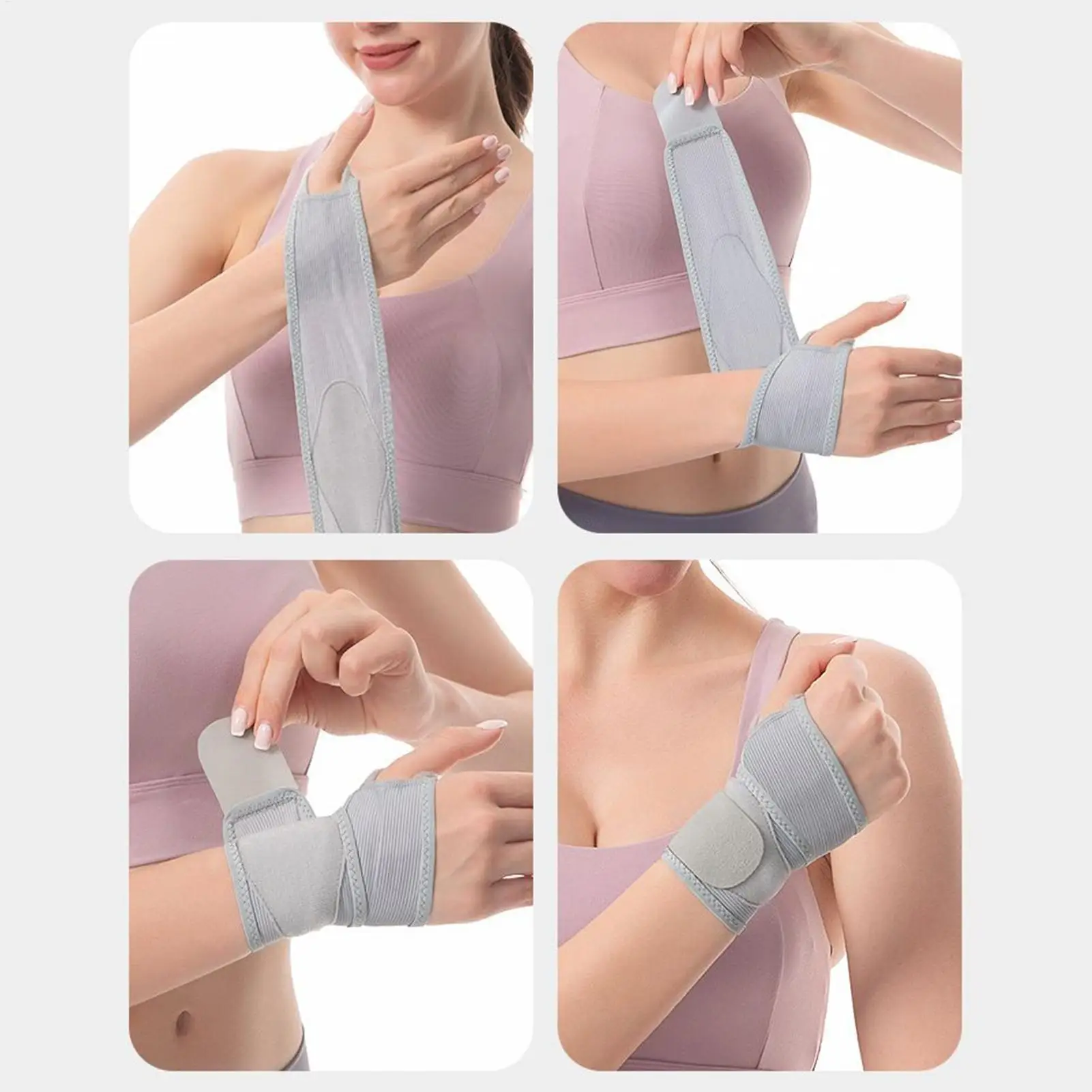 

Golf Wrist Brace Compression Sport Wrist Support Hand Wrap Brace Stabilizer Comfortable Support For Gym Tennis Golf Bowling