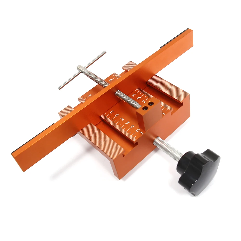 Cabinet Door Mounting Jig, Support Arm and Clamp Integrated, Aluminum Alloy Body Heavy Duty Tool for Cabinets with Face Frame