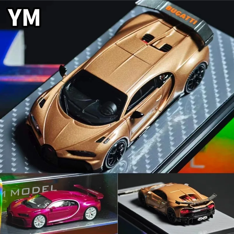 

YM 1:64 Bugatti Chiron Pur Sport Cast Resin Replica Car Model, Boys' Toy, Adult Collection Decoration Item.