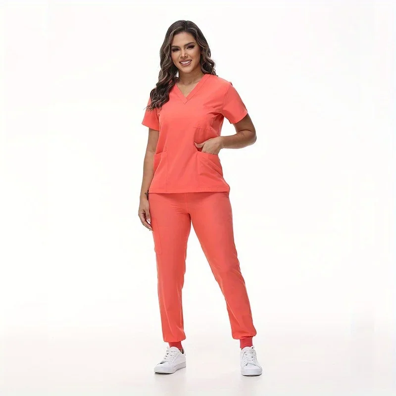 تمتد الخامس الرقبة قصيرة الأكمام مستشفى ممرضة موحدة مجموعات الصيف العمل الموحد