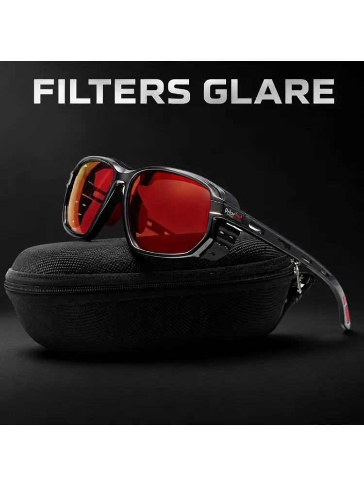 AliExpress NONE Polarized Fishing Sunglasses Men UV400 Anti Glare Sports Eyewear Protective Foam Pad Outdoor Fishing Cycling Hiking Glasses