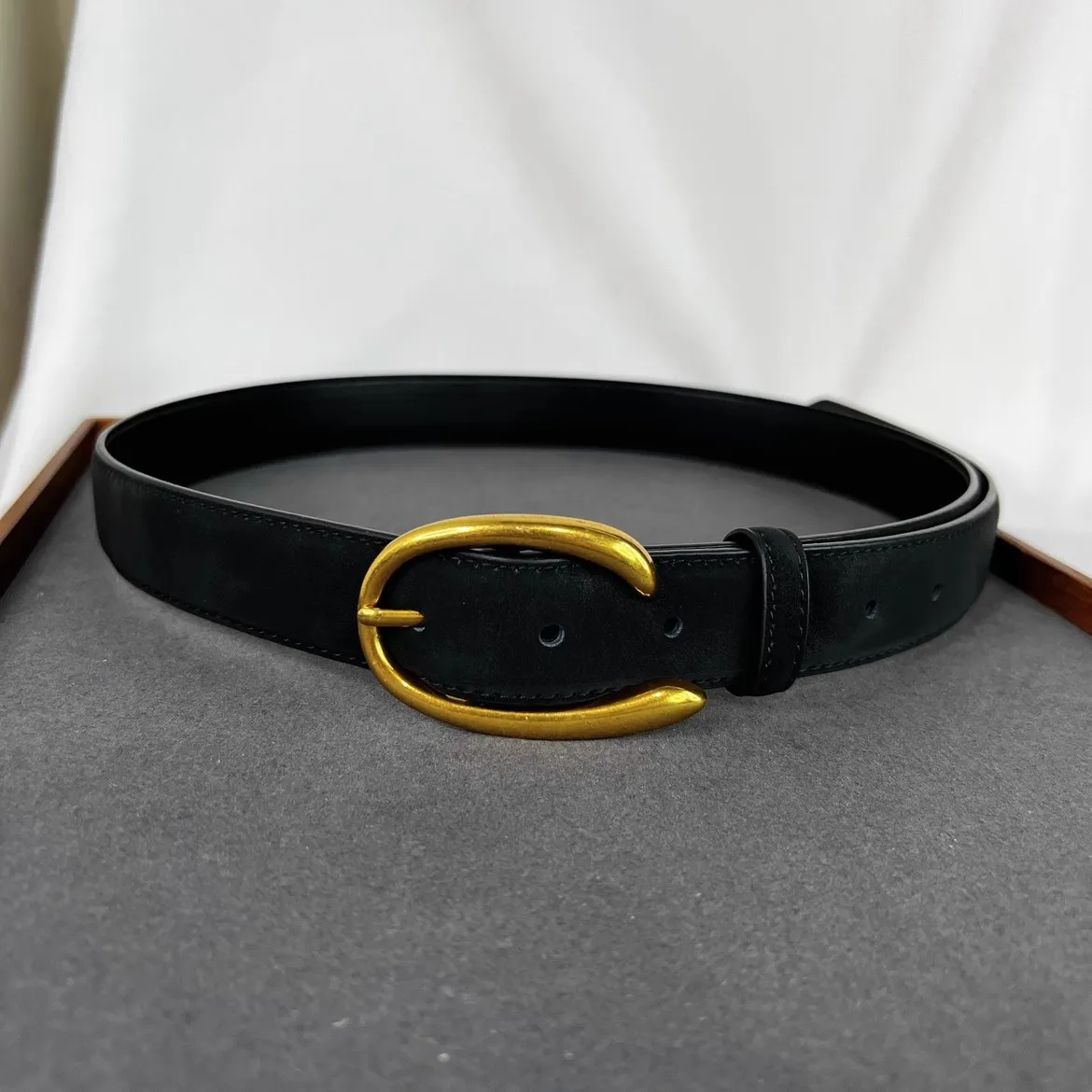 女性のファッションフェイクスエード本革コルセット女性カマーバンドコートウエストバンドドレス宣言ワイドベルト-j818