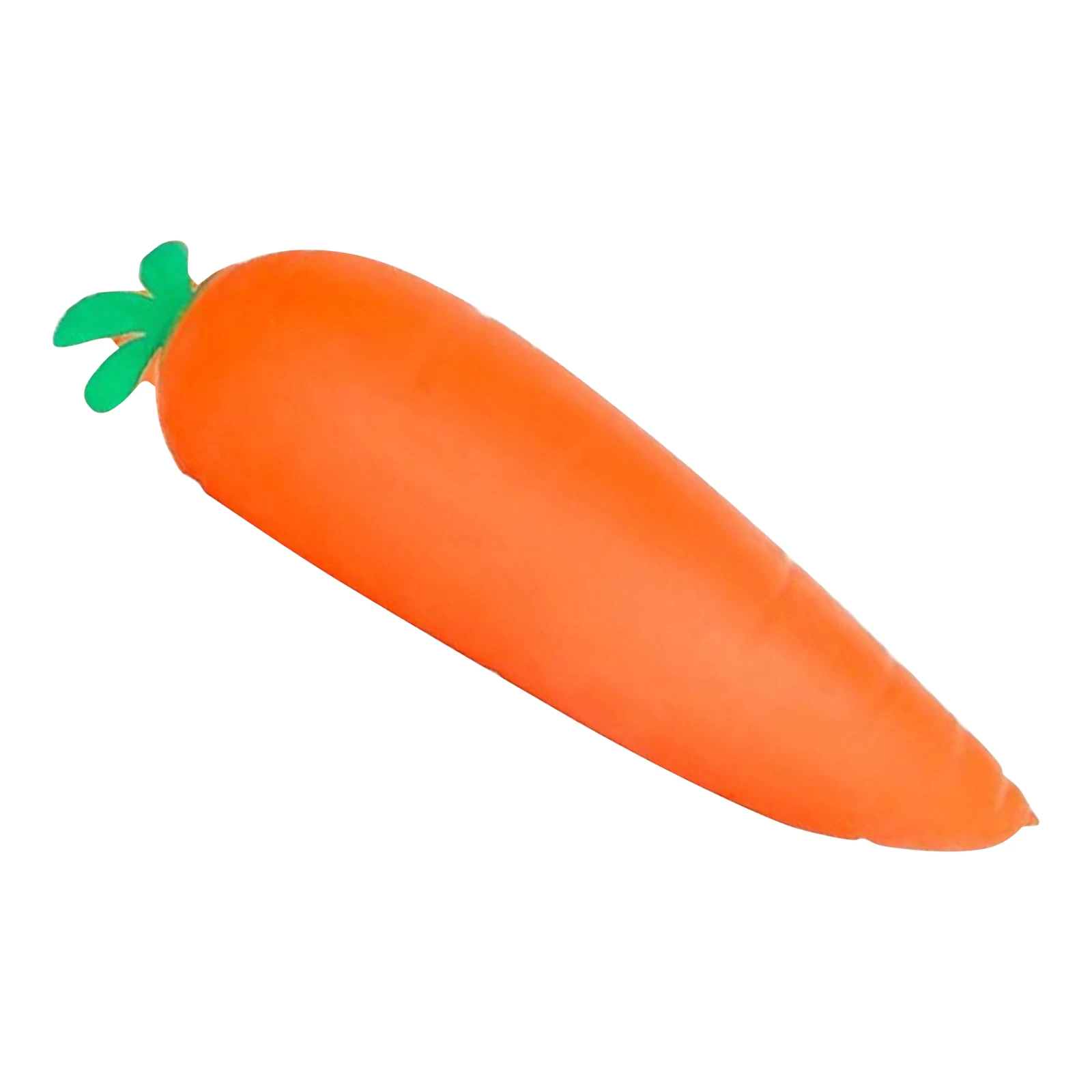 Giant Carrot Fidget Toy Reusable Flexible Squeezable Stress Ball Funny Food-Shaped Sensory Fidget Toys Gift For Adults & Teens