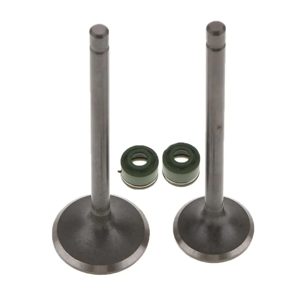 Intake Exhaust Valve Kit with Lifters & Valve Stem Seal for HONDA CG125