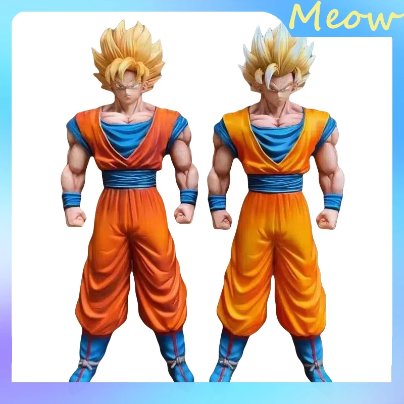 

In Stock Dragon Ball Z Anime Figure Hy Son Goku Figurine Super Saiyan Goku Pvc Statue Model Doll Collection Toys Custom Gifts