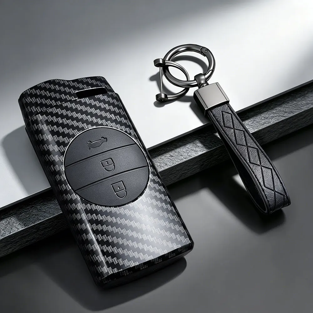 Auto ABS Car Key Case Cover For Chery Tiggo 7 Pro 8 Pro Exeed Tiggo 2 3x Arrizo 5Pro Gx 5x EQ7 Tiggo Keychain Key Ring Holder ﻿