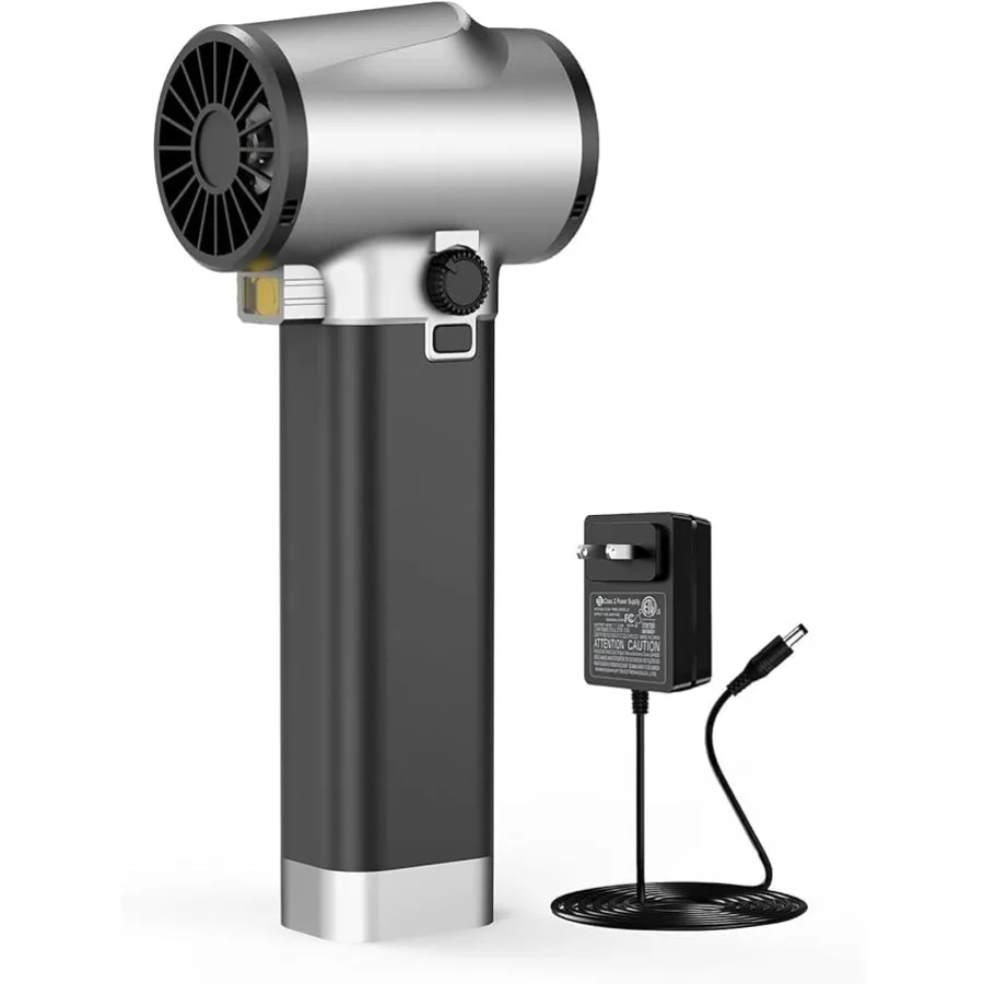 

Turbo Dryer Blower for Cars-64mm 750W Supper Motor 1600G 181ft/s Car Dryer Turbo Fan Air Blower with Light Handheld Leaf Blower