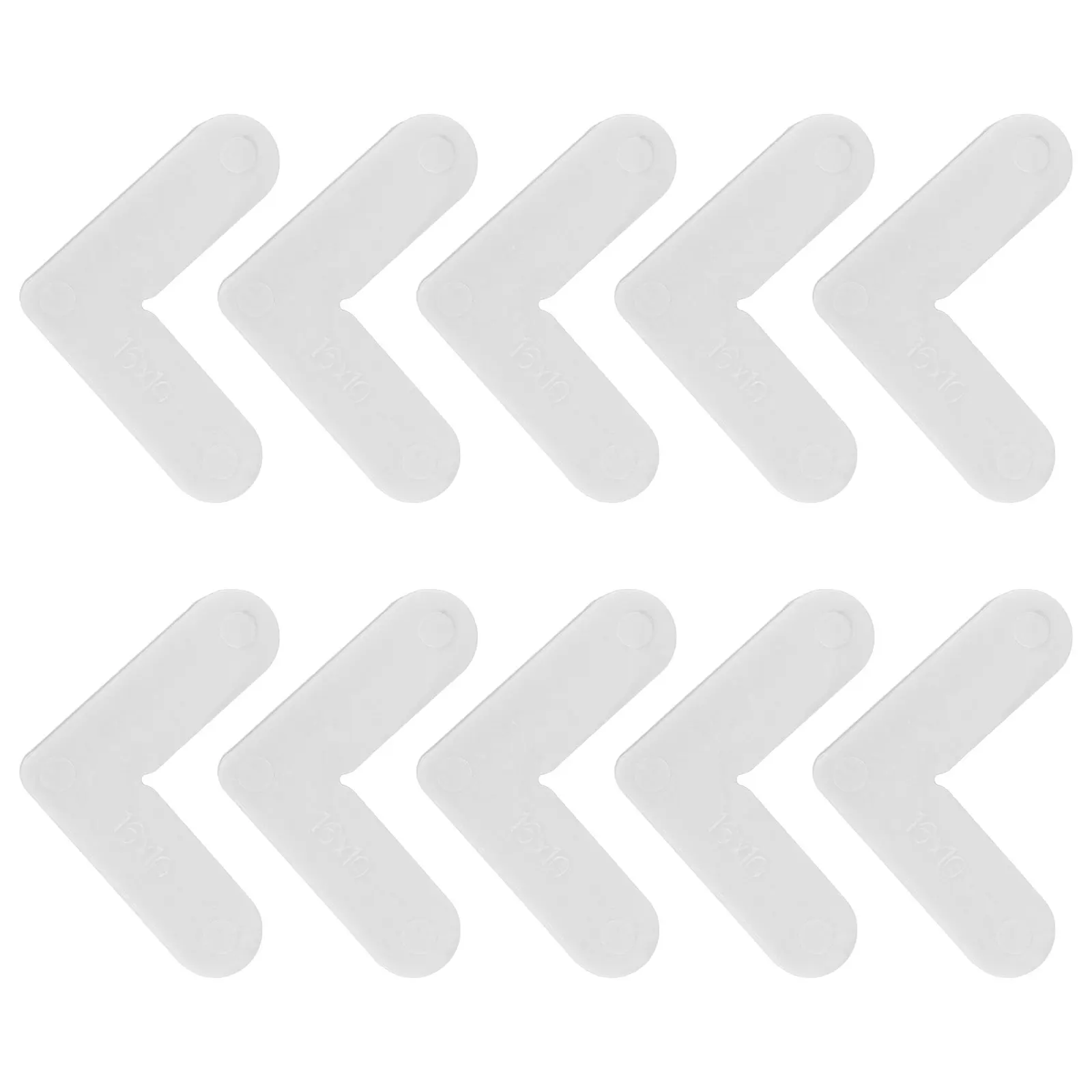 10 angoli per schermo per finestra in nylon Staffe ad angolo fisso da 90 gradi Colore bianco Sostituzione angolare del telaio dello schermo con forte durata