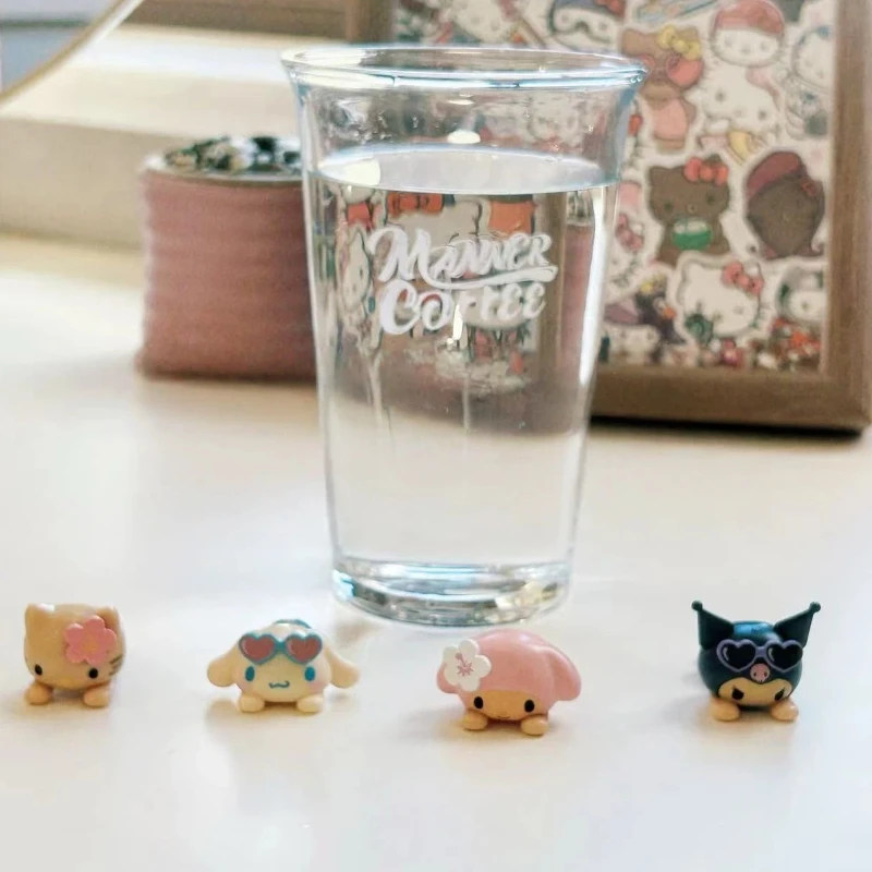 New Product In Stock Swimsuit Cup Hangers Second Batch Of Blind Boxes Black Leather Kt Cat And Cinnamon Dog Cups Holiday Gift