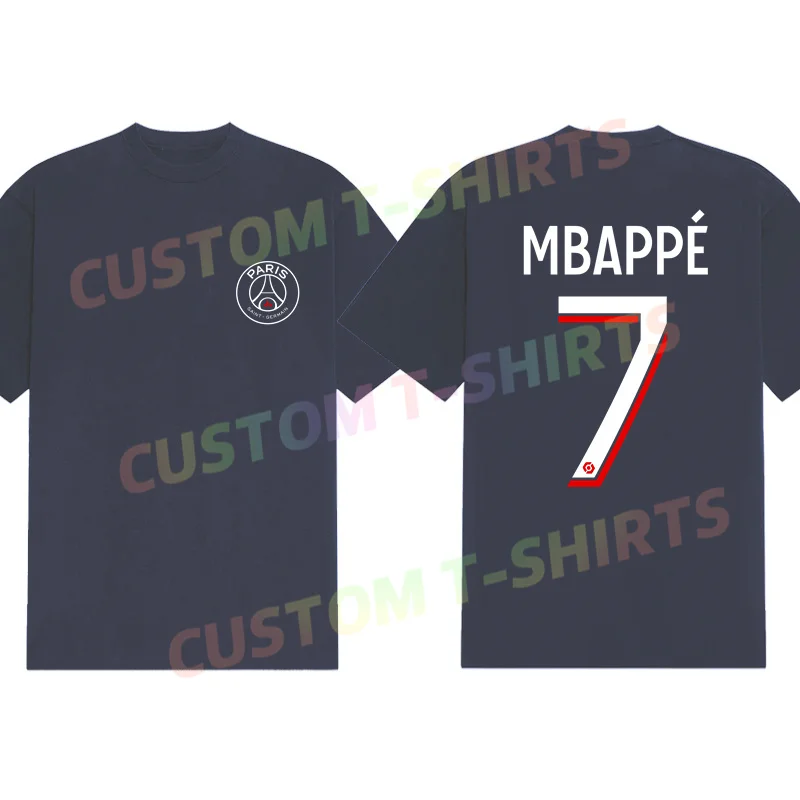 2024 Männer Pari T-Shirt lässig 2023-2024 Saison Kylian Mbappé Germain T-Shirt Saint Grafik Sommers port Baumwolle S-3XL T-Shirt