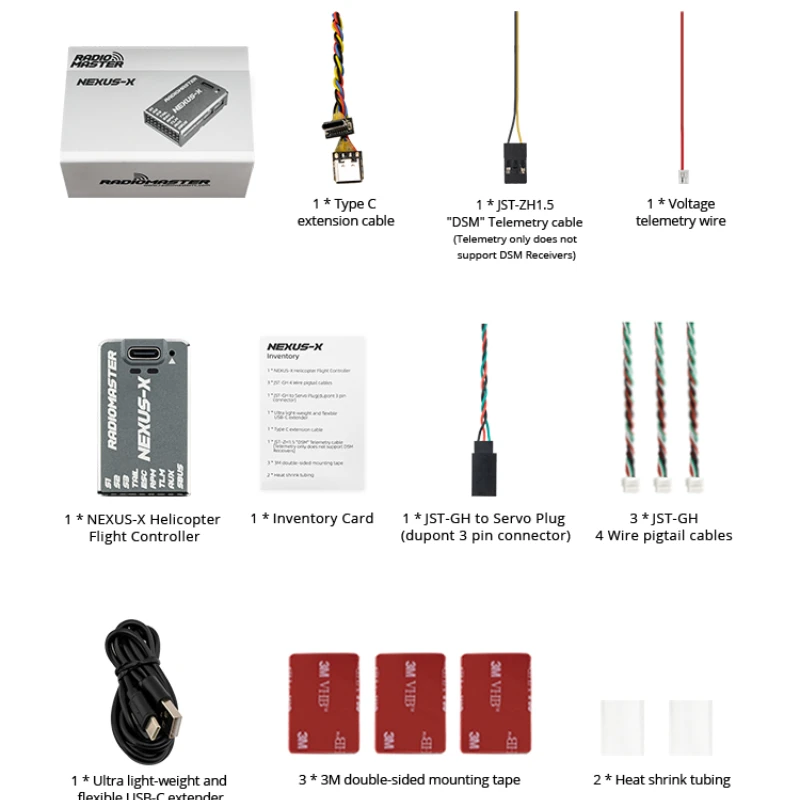 

Radiomaster NEXUS-X Helicopter Flight Controller