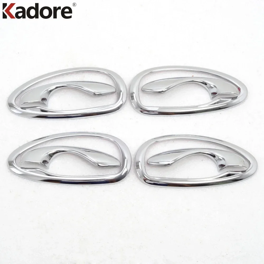 For Toyota Yaris XP150 2014 2015 2016 Hatchback Chrome Interior Door Handle Bowl Cover Trim Protection Car Sticker Accessories