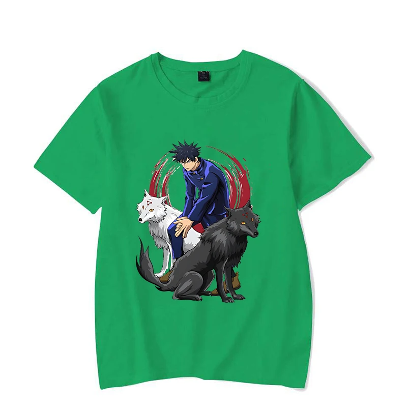 New Fushiguro Megumi Print Short Sleeve T Shirts Men Men Shirts Summer Short Sleeved Anime T-shirts Comfy Soft Shirts Loose Tops - Image 4