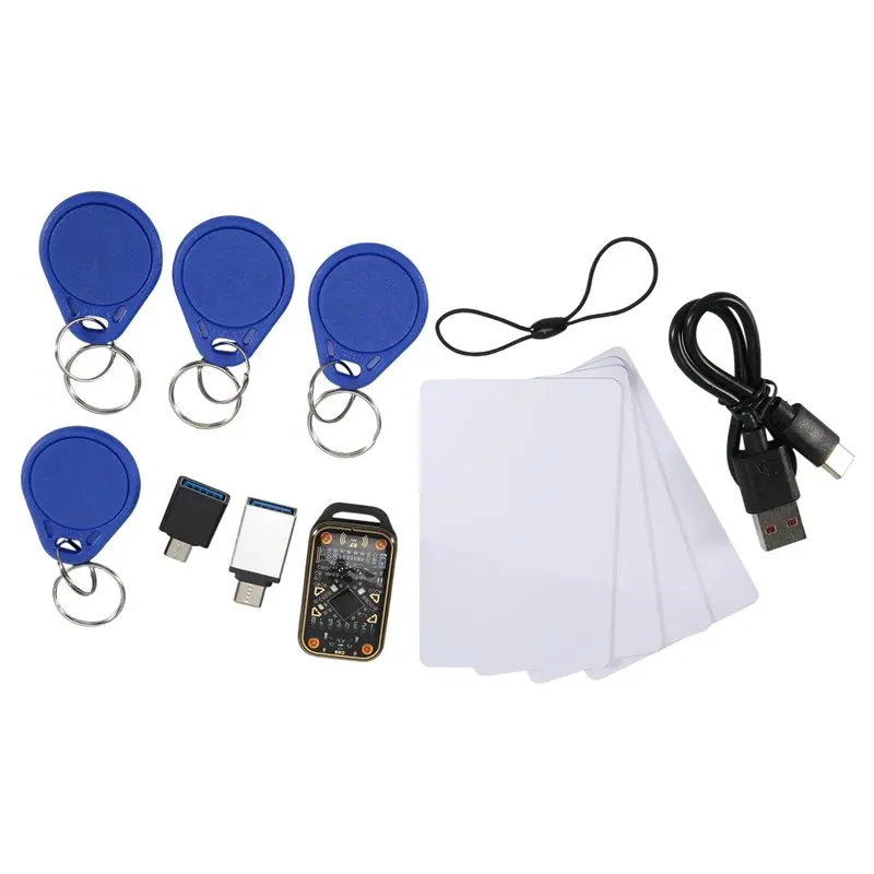 Y23A-RFID Smart Chip Reader Chameleon Ultra Smart Card Emulator Duplicator ID IC Card Decode +4XCUID Card/ Keychain