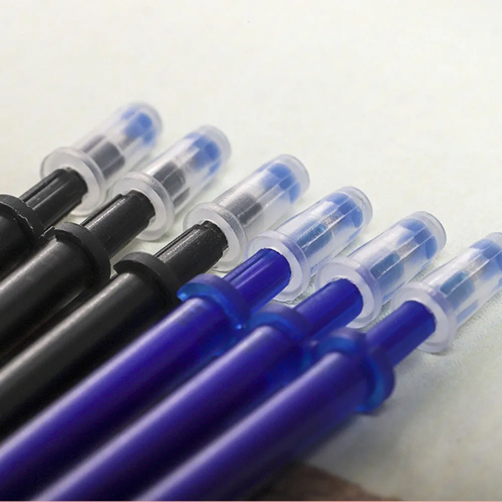 20pcs/lot Erasable Gel Pen Refills 13cm Standard Length Suitable for Most Erasable Pens 0.5mm Blue Black Ink