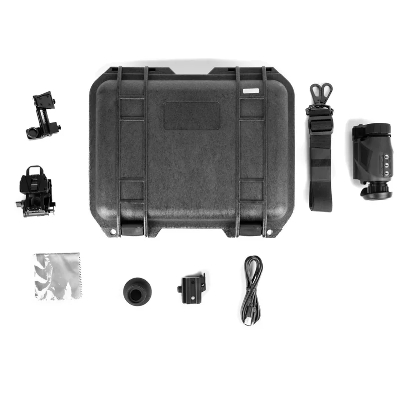 جيري-YM جهاز تصوير حراري أحادي العين محمول باليد أو خوذة 640*512 متعدد الوظائف جهاز تصوير حراري نطاق خوذة التصوير الحراري