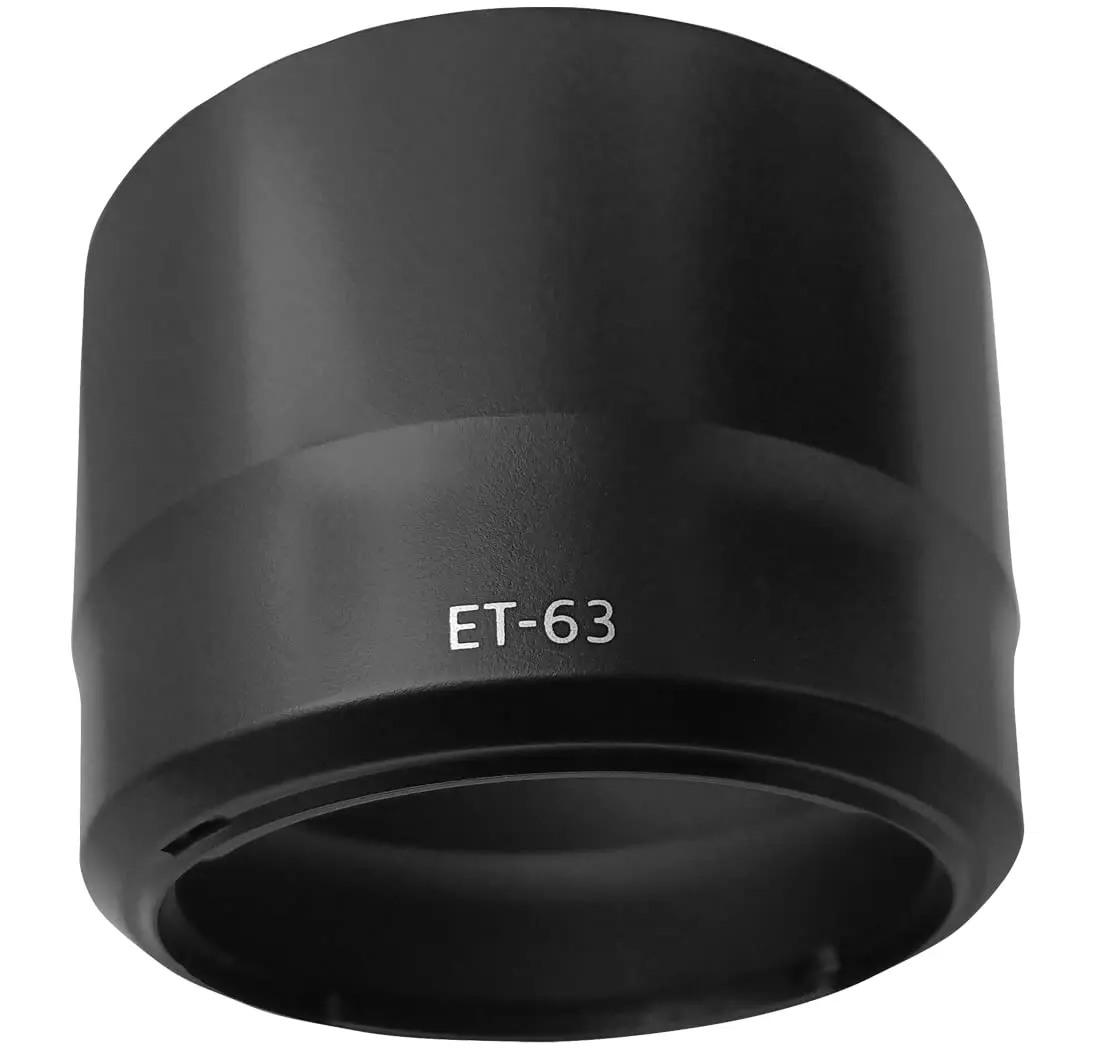 ET-63 58mm et63 렌즈 후드 가역 카메라 액세서리 Canon 750D 760D EF 55-250mm f4-5.6 IS STM 렌즈