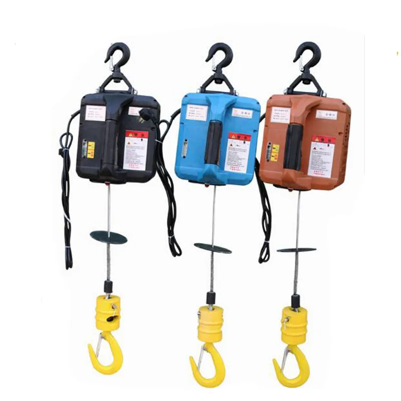 Portable electric traction hoist small crane equipment for sale