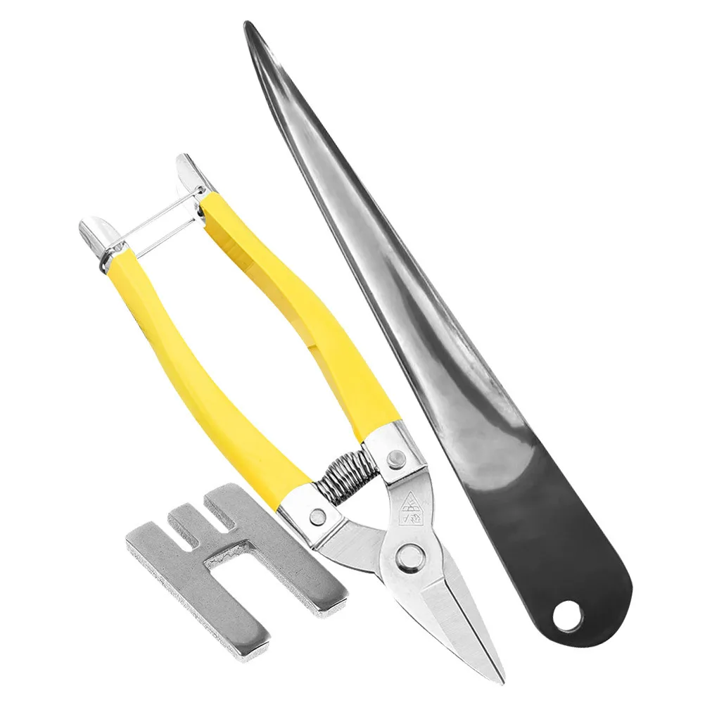 1 مجموعة تنوعا الخوص الروطان مجموعة أدوات إصلاح المعادن المتطفلين حدق سكين مقص سلة النسيج لوازم طول العمر #2