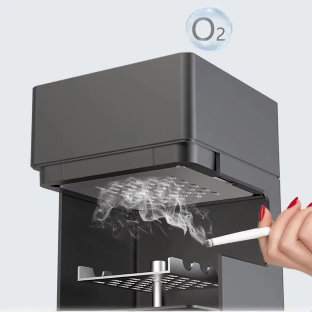 

AP078 Ashtray Air Purifier USB Charging Anti Second-hand Smoke Desktop Ashtray Remove Odor Home Air Purifiers