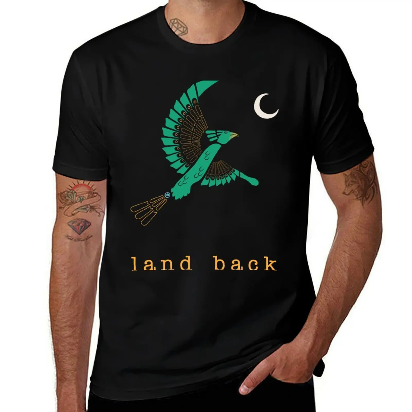 Land Back T-Shirt Big Size Loose Fit Tee Shirt T-Shirt