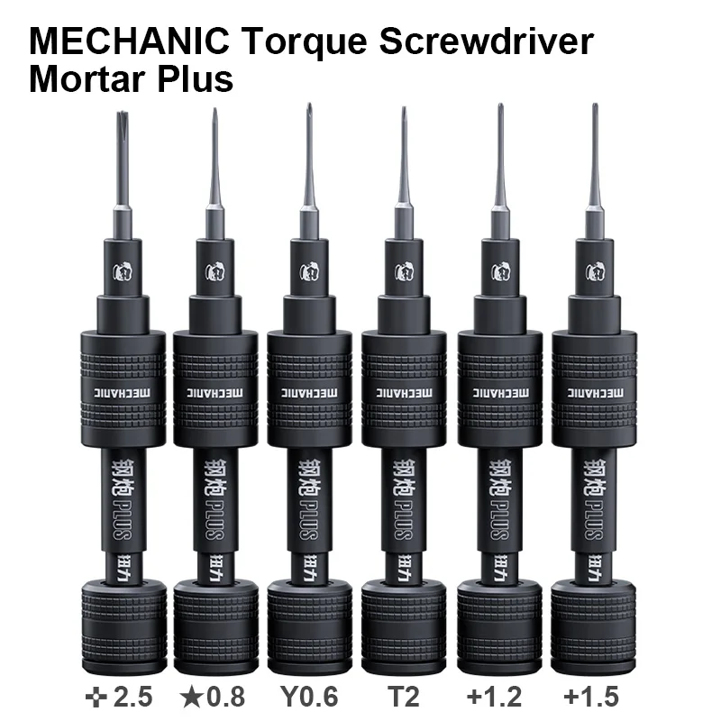 

MECHANIC Mortar Plus Torque Screwdriver Set High Precision Anti-slip Multifunctional Phone Disassembling Screwdriver Kit