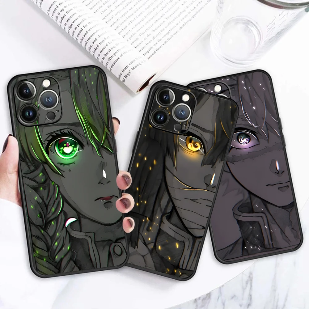 Demon Slayers Phone Case For iPhone 15 14 13 12 11 Pro Max mini X XR XS 7 8 6 Plus SE2 Shockproof Cover Funda