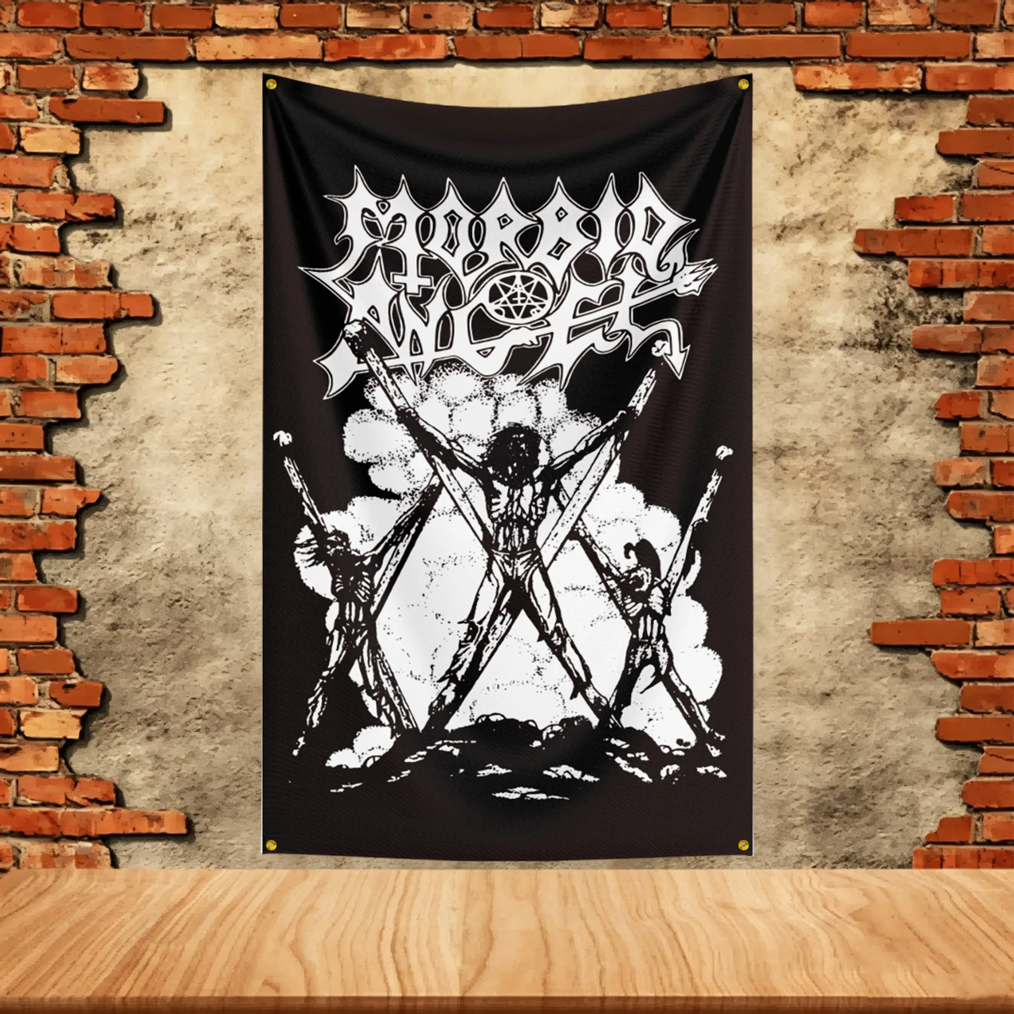 Music Band Flag 3x5ft for Morbid Angel Fans Banner Custom any Image Garage Bedroom Living Room Dorm Wall Hanging Decor Tapestry