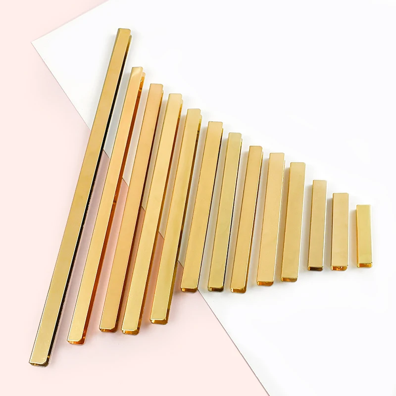 

10Pcs 3-25cm HandBags Edges Protector Buckle Bags Metal Side Clip Buckles Luggage Decoration Straight Edging Strips Accessories