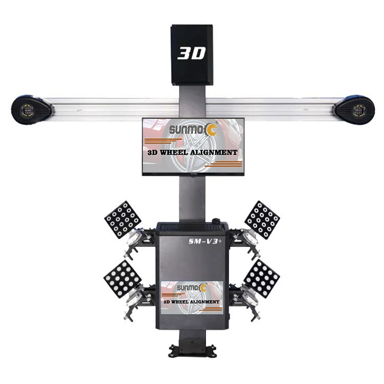 Sunmo One 자동차 휴대용 휠 얼라이너 장비, 3D 4 포지셔닝 휠 얼라이먼트 머신, 판매용 풀 세트 가격