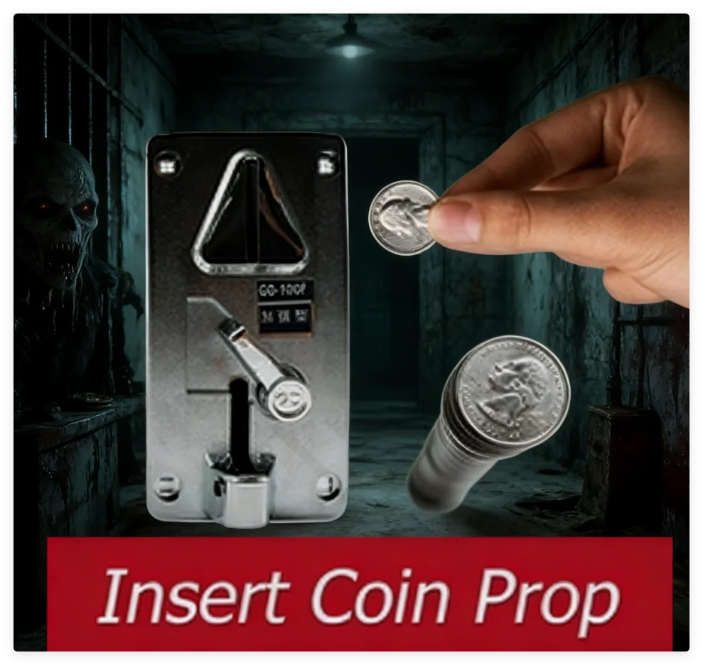 

Coin-operated machine Room escape prop Coin Machine insert coins prop escape room props