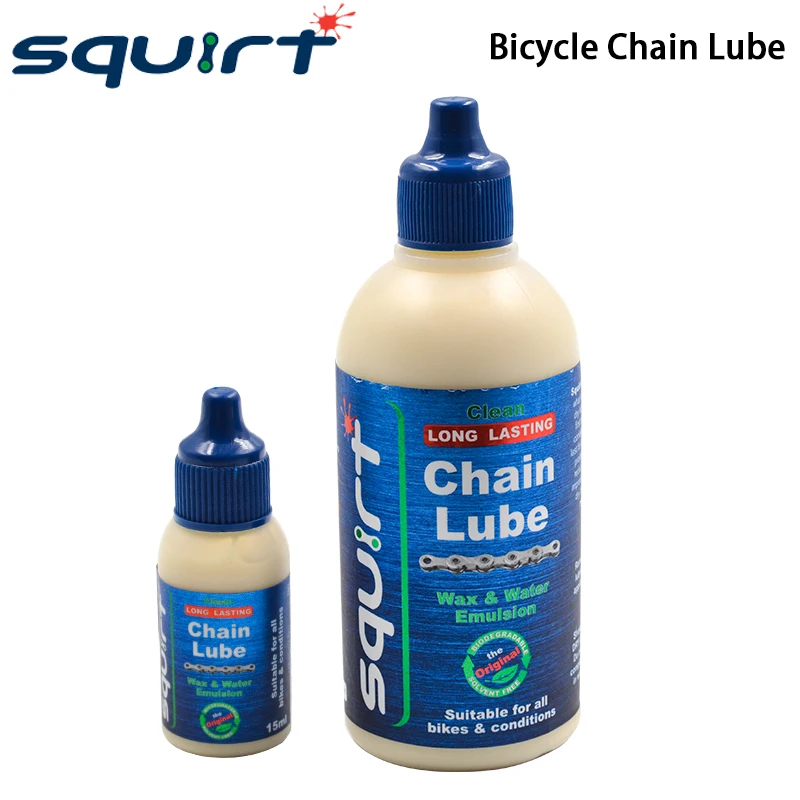 Squirt 15mL 120mL Bicycle Long lasting Chain Lube Chain Waxy Maintenance Oil Squirt MTB Road Bike Waxy Dry Chain Gear Oil Lube