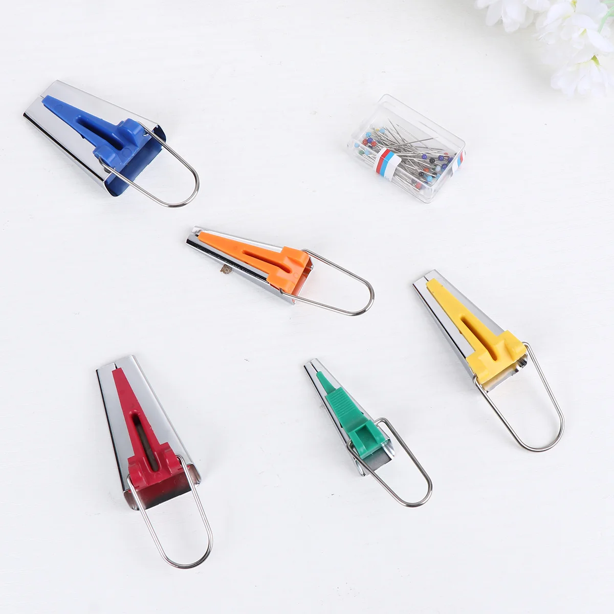 

1Set Bias Tape Maker Set Sewing Tape Makers Quilting Binding Tools DIY 6mm 9mm 12mm 18mm 25mm for Fabric Trims Borders