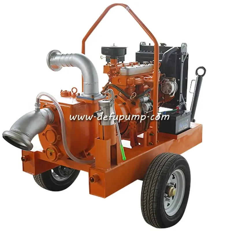 3 Inch Diesel Engine Self-Priming Centrifugal Pump Mine Dewatering Sewage Pump