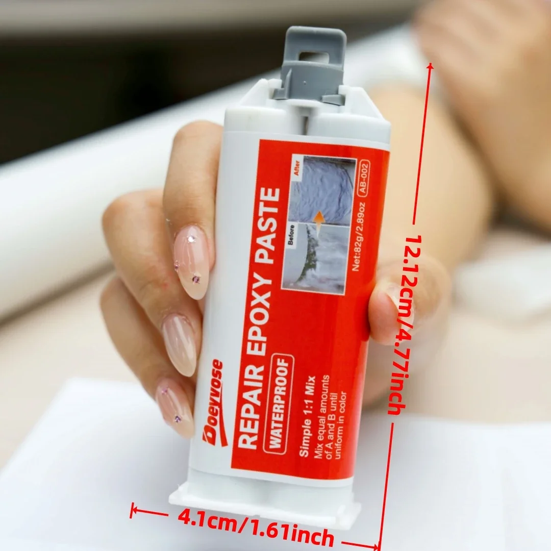 1:1 Gray White Two Part AB Epoxy Glue Metal Casting Repair Adhesive