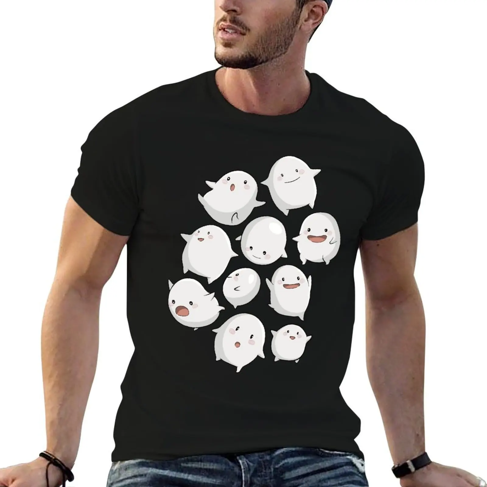 

Warawara - the boy and the heron T-Shirt men t shirt cotton 100% t shirt man cotton T-Shirt