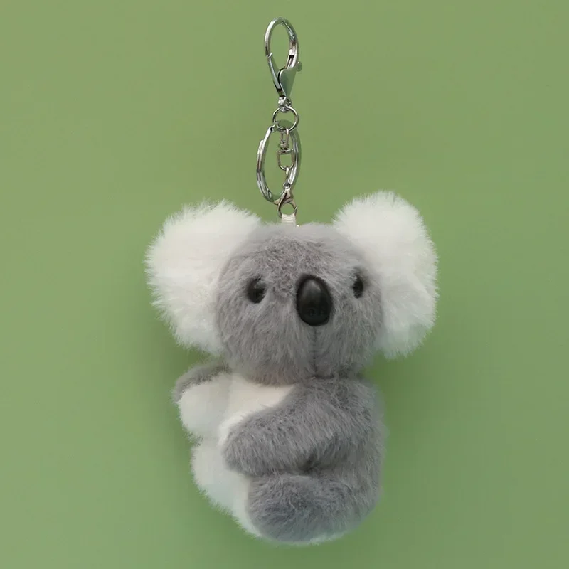 Creative Stuffed Toy Koala Keychains Cute Cartoon Plush Koala Interesting Key Chains Girls Women Schoolbag Decorations view 5