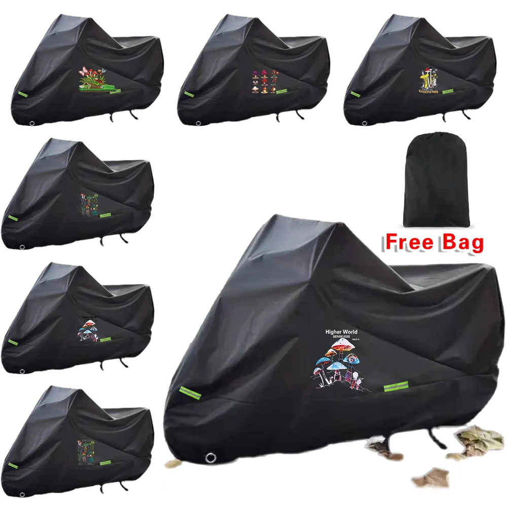 

Motorbike Rain Cover Motorcycle Waterproof Cover Mushroom Series Universal Outdoor Protection Sunshade Dustproof Uv Protective