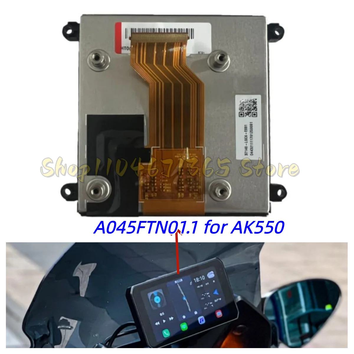 Tela LCD A045FTN01.1 para AK550