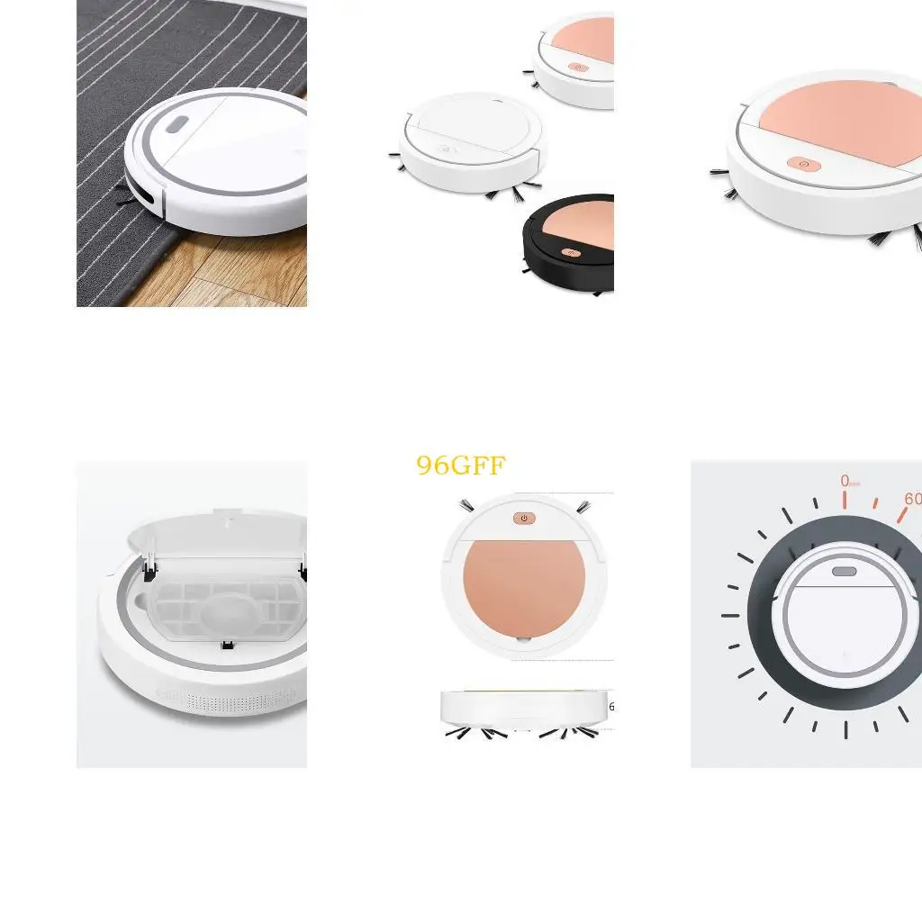 

96GF Auto USB Robot Vacuum Cleaner 90mins Runtime Robotic Vacuum Cleaner Suction